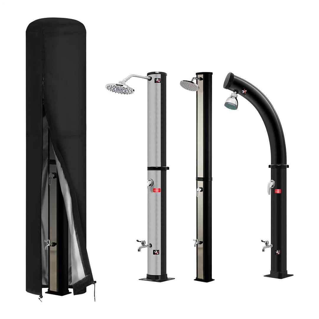 Schutzhülle für Solardusche, 66,3 x 220 cm, wasserdichter Schutz, 420D Oxford-Stoff, wasserdicht, UV