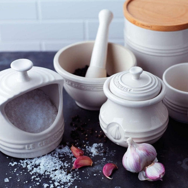 Le Creuset Salzgefäss aus Steinzeug 0,3 l, Meringue, 80811107160005, Meringue