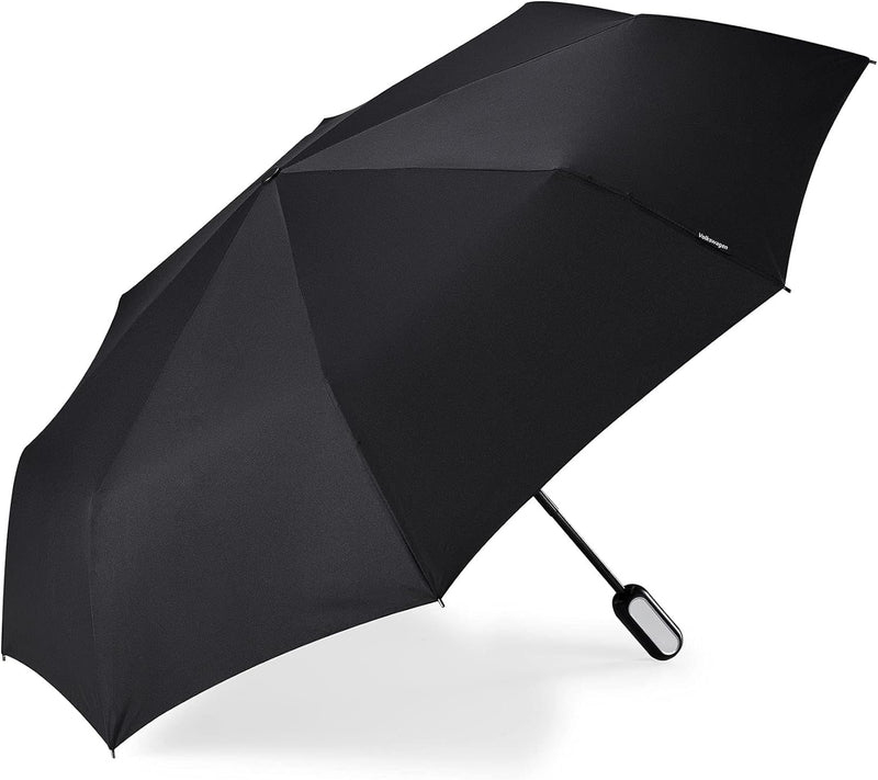 Volkswagen 5H0087602 Taschenschirm Schirm Umbrella vollautomatisch Regenschirm, schwarz