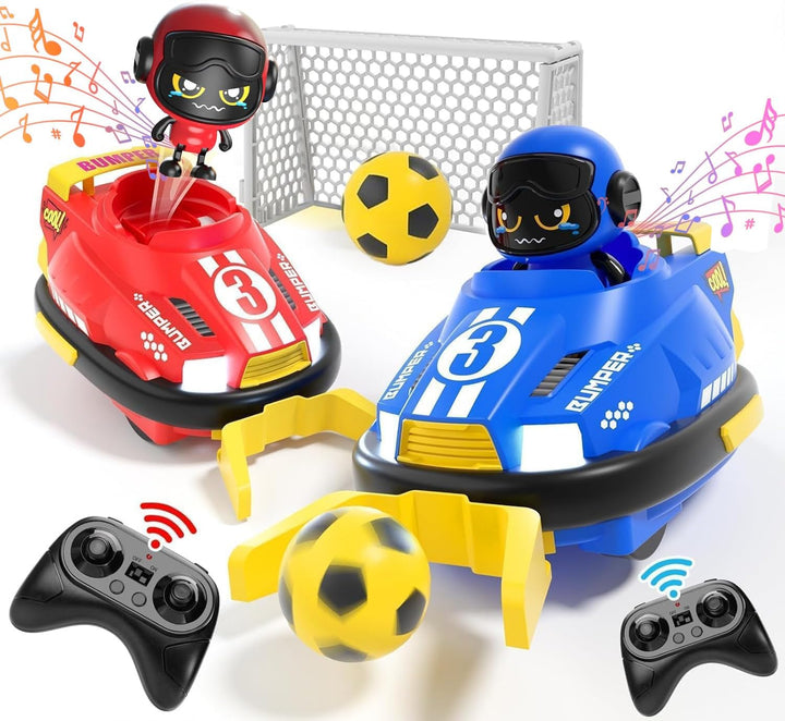 OBEST Ferngesteuertes Auto Spielzeug, 2 Stück RC Kollision Auto Super Bumper Car, 360° Drift Stunt A