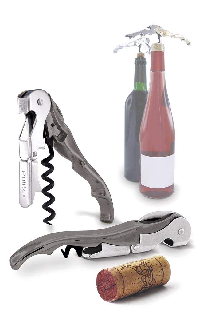 Pulltex Pulltap's Classic Graphite Korkenzieher + Verpackung, mehrfarbig, Wein