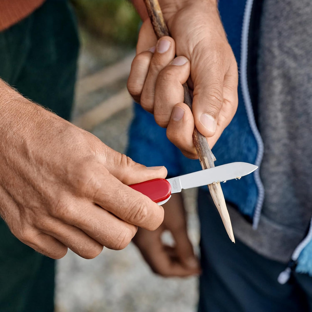 Victorinox Rally, Schweizer Taschenmesser Mini für Schlüsselanhänger, Swiss Army Knife, 9 Funktionen