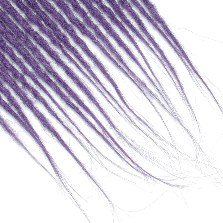 Dsoar Dünne 0.6cm Synthetische Dreadlock Extensions Handgemacht 24 Zoll 20 Stränge Häkelhaar Lange H