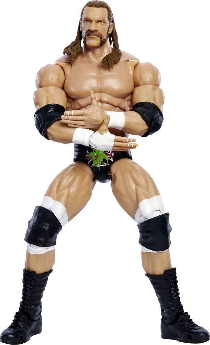 WWE Fan Takeover Ultimate Edition Triple H Actionfigur, 15,2 cm grosses Sammlerstück mit DX-Shirt,