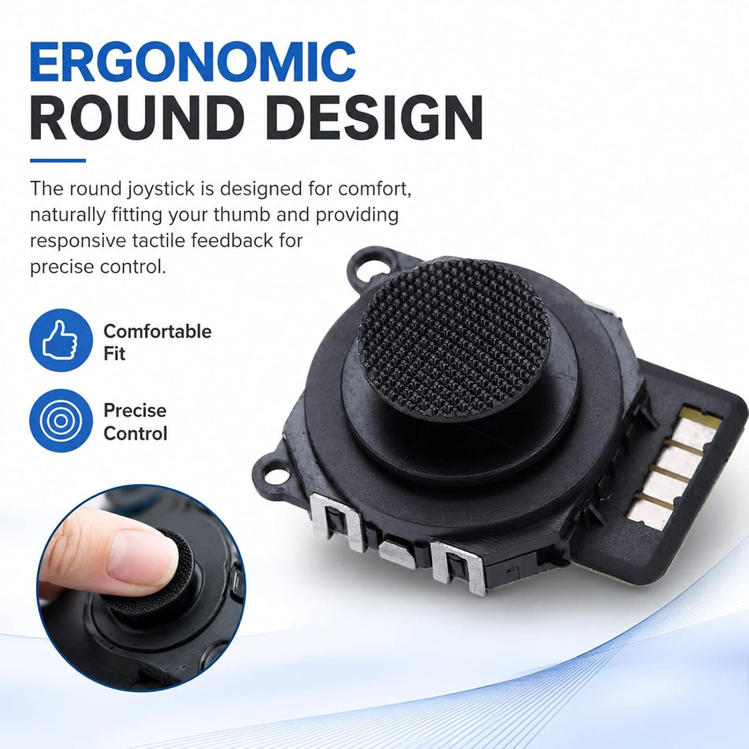 CHEOTIME 2 Stück 3D Button Joystick, Analoger 3D-Tasten-Joystick Für Psp 2000, Switch Ersatz Wireles