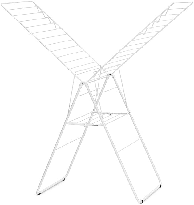 Brabantia HangOn 25m Trockengestell, Legierter Stahl, Fresh White 25m without Rod Fresh White, 25m w