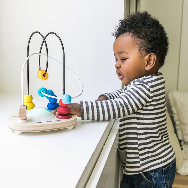 Baby Einstein 11648-6 Farbmischer, Perlen-Labyrinth, musikalisches Holzspielzeug Hape Colour Mixer B