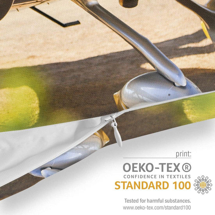 VOID Sportflugzeug Kissenbezug Kissenhülle Sofakissen Kissen Deko Outdoor-Kissen Dekokissen, Kissen