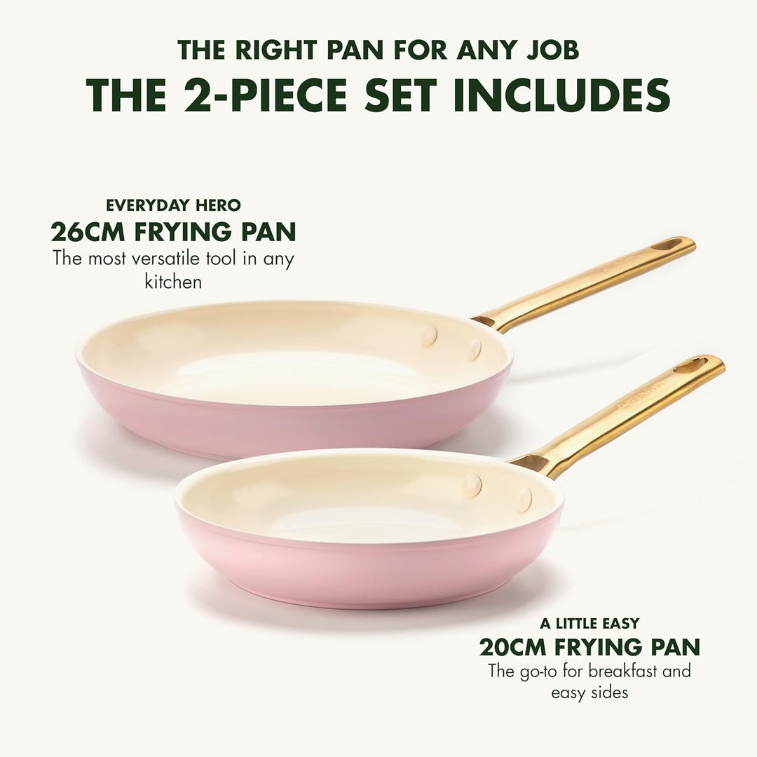 GreenPan Reserve Hartanodisierte gesunde keramische Antihaft-Bratpfannen-Set mit 20 und 26 cm Durchm