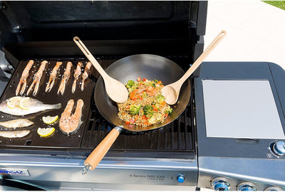 Campingaz Wok für Culinary Modular System, inkl. Holzbesteck, antihaftbeschichtet, mit Metallring al