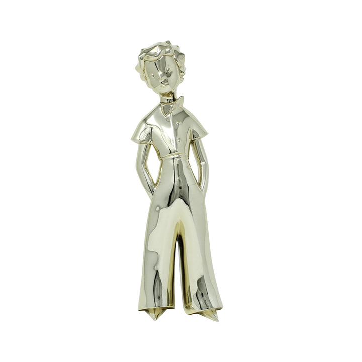 NEAMEDIA THE CHARACTER COMPANY Der kleine Prinz Skulptur – Figur 30 cm – Gold Edition – Deko-Objekt