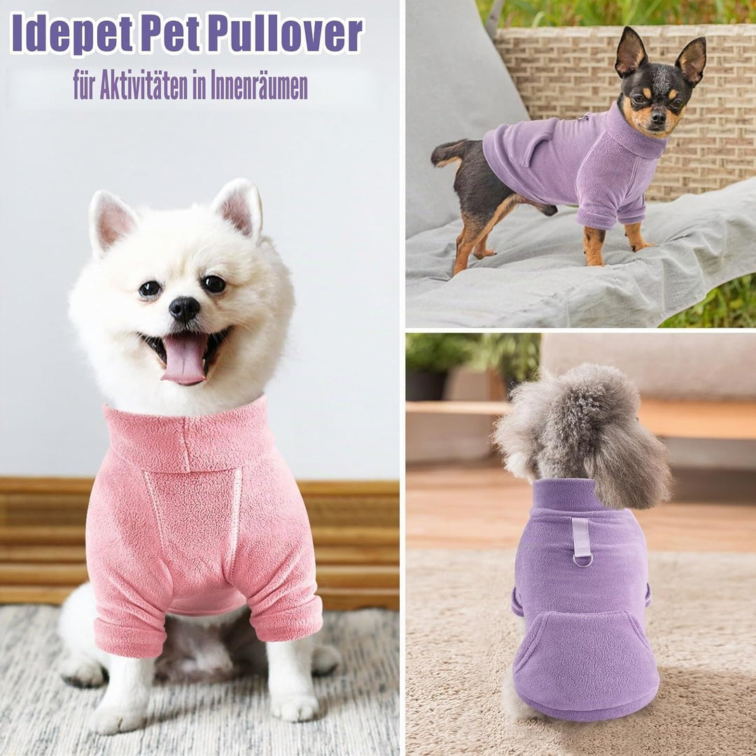 Mosukoirl Hundepullover Hund Hoodie Haustier Warme Mäntel Baumwolle Sweatshirts Hund Kleidung mit Ta