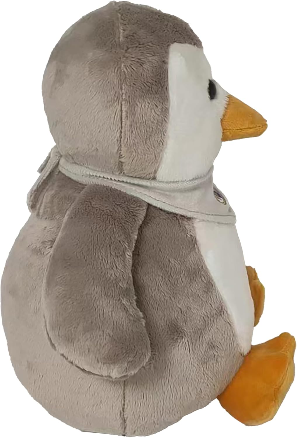 CyP Brands Real Madrid Plüschpuppe, Pinguin, 25 cm, Grau, offizielles Produkt