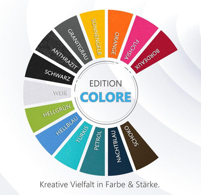 platino24 Akustikpaneele 6 Elemente Colore Waben Ø 30 cm Orange I Schallabsorber aus Basotect G+ mit