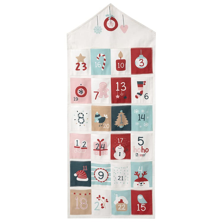 howa Adventskalender zum Befüllen für Kinder und Erwachsene aus Stoff Weihnachtskalender 8803