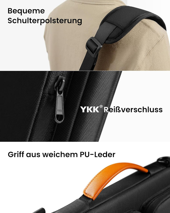 tomtoc 360° Tasche Hülle für 14-Zoll Neu MacBook Pro M3/M2/M1 Pro/Max A2992 A2918 A2779 A2442 2023-2