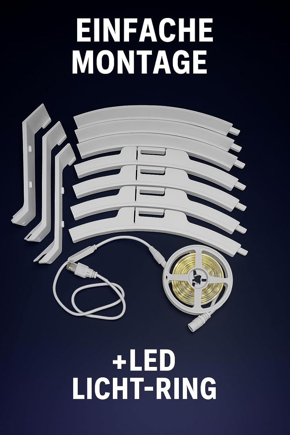 Dartscheibenbeleuchtung LED – Schattenfrei & Blendfrei – Dartboard Licht für Innen – Kompatibel mit