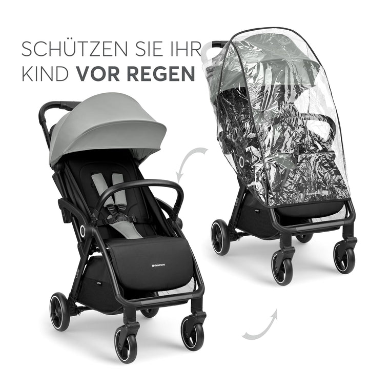 KikkaBoo Buggy Kinderwagen Reisebuggy CIELA, Bis 22 kg, Leicht (7,1 kg), One-Hand-Faltbar, Atmungsak