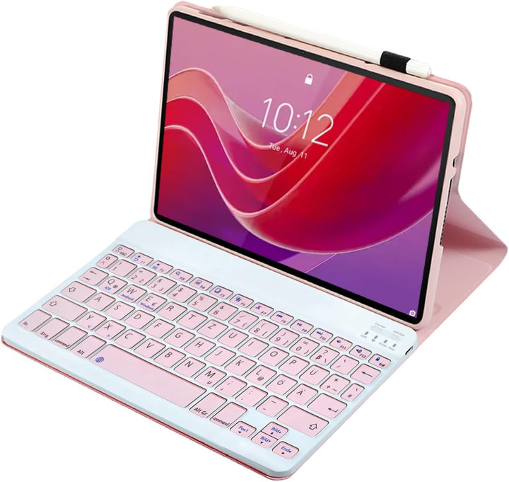leleyo Tastatur Hülle für Lenovo Tab M11/K11/Idea Tab 11" Hülle mit Tastatur Magnetische Abnehmbare