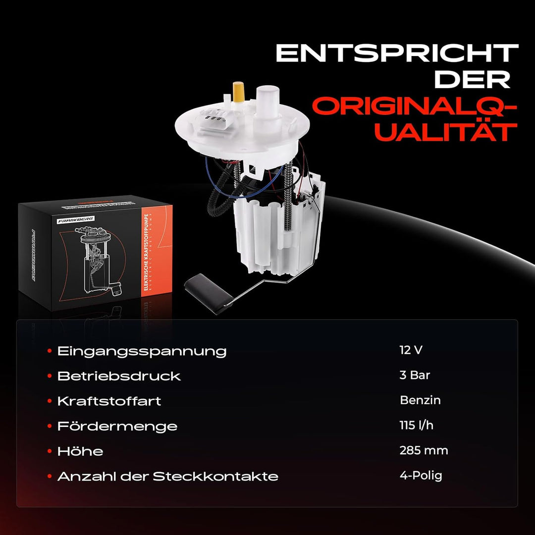 Kraftstoffpumpe Benzinpumpe für Zafira Tourer C MK III P12 1.8L 2011-2020 Benzin 1254078