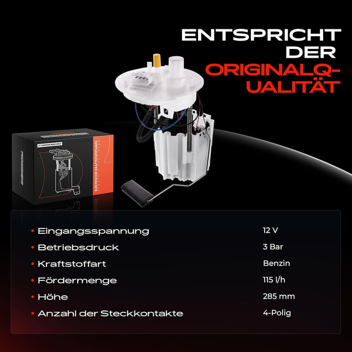 Kraftstoffpumpe Benzinpumpe für Zafira Tourer C MK III P12 1.8L 2011-2020 Benzin 1254078