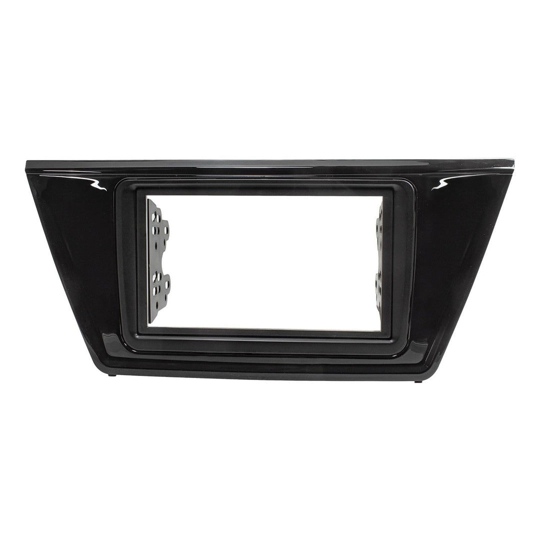 tomzz Audio 2457-054 Doppel DIN Radioblende kompatibel mit VW Touran II 2015-2021 Piano schwarz