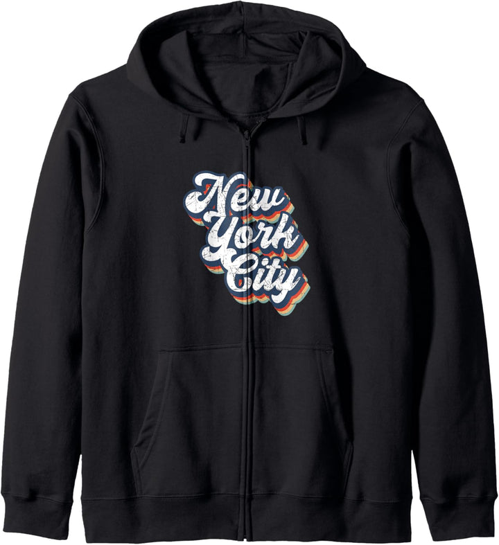 New York City | I Love New York | NYC Retro Vintage Graphic Kapuzenjacke