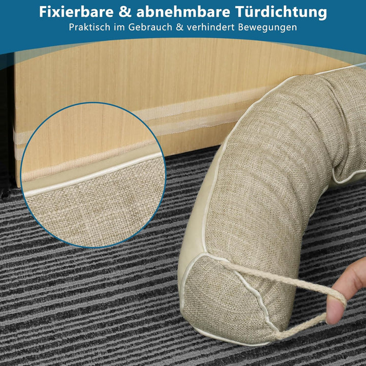 HooTown Zugluftstopper für türen, 92cm Schwerer Zugluftstopper tür Zugluftstopper Windstopper Türluf