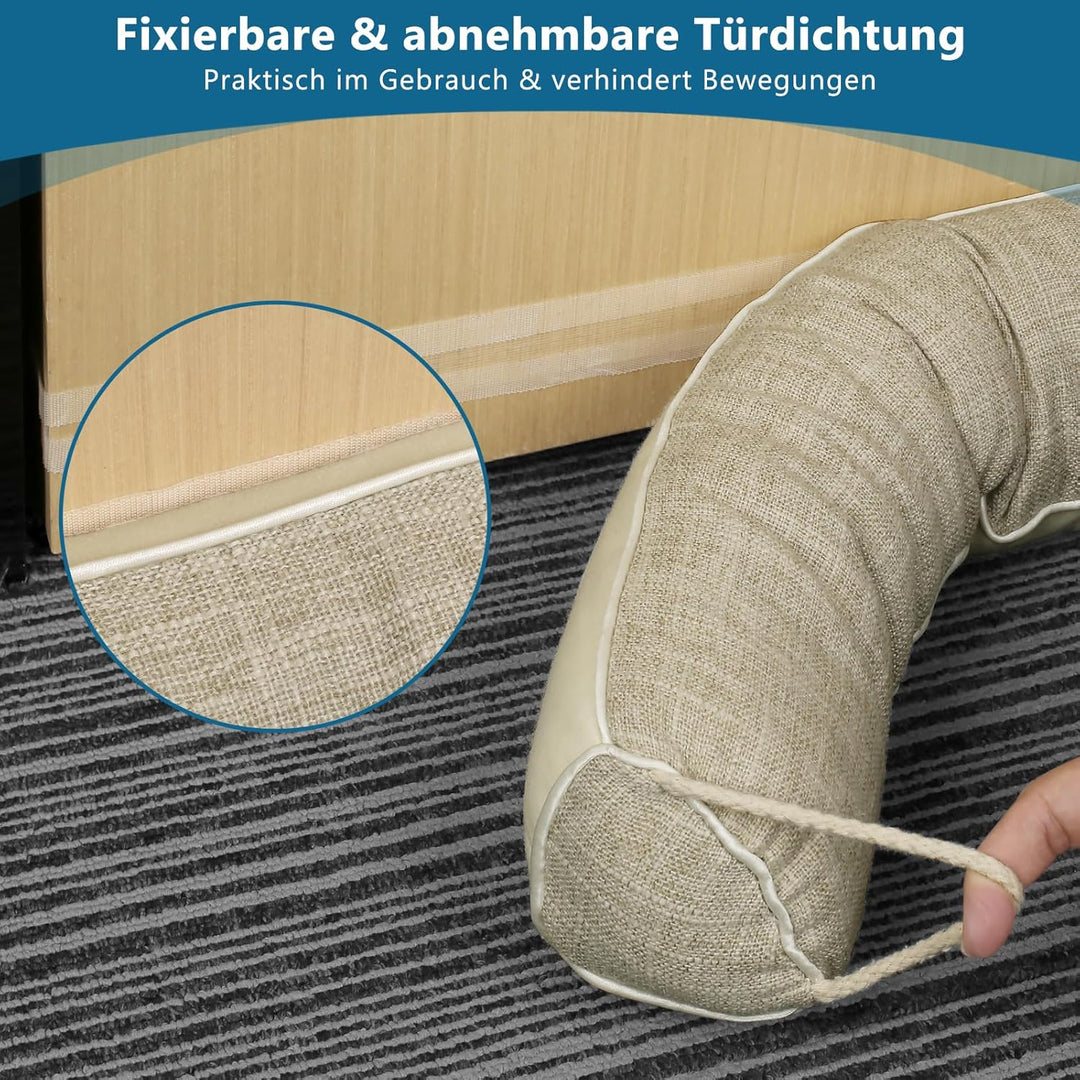 HooTown Zugluftstopper für türen, 102cm Schwerer Zugluftstopper tür Zugluftstopper Windstopper Türlu