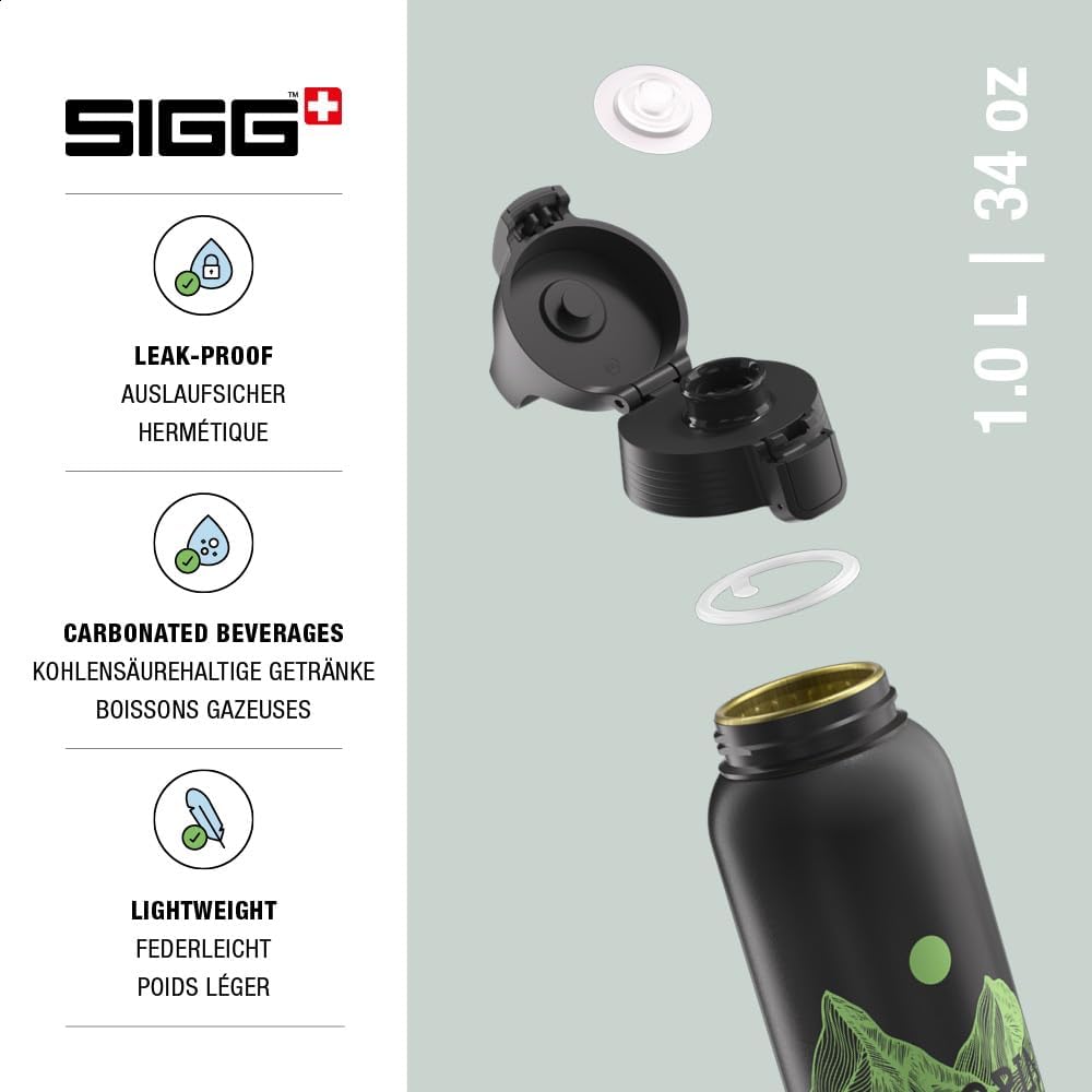 Sigg - Alu Trinkflasche - WMB ONE - Made in Switzerland - ClimatePartner Zertifiziert - Kohlensäure