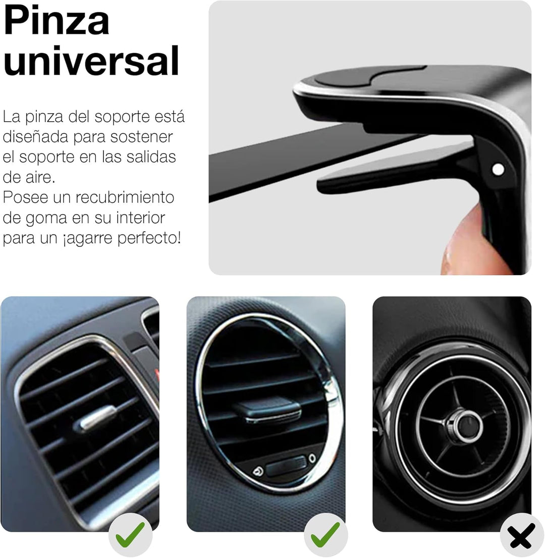 AIKLO Handyhalterung Auto Magnet | Universal Magnetische Handy Ständer für iPhone oder andere Smartp