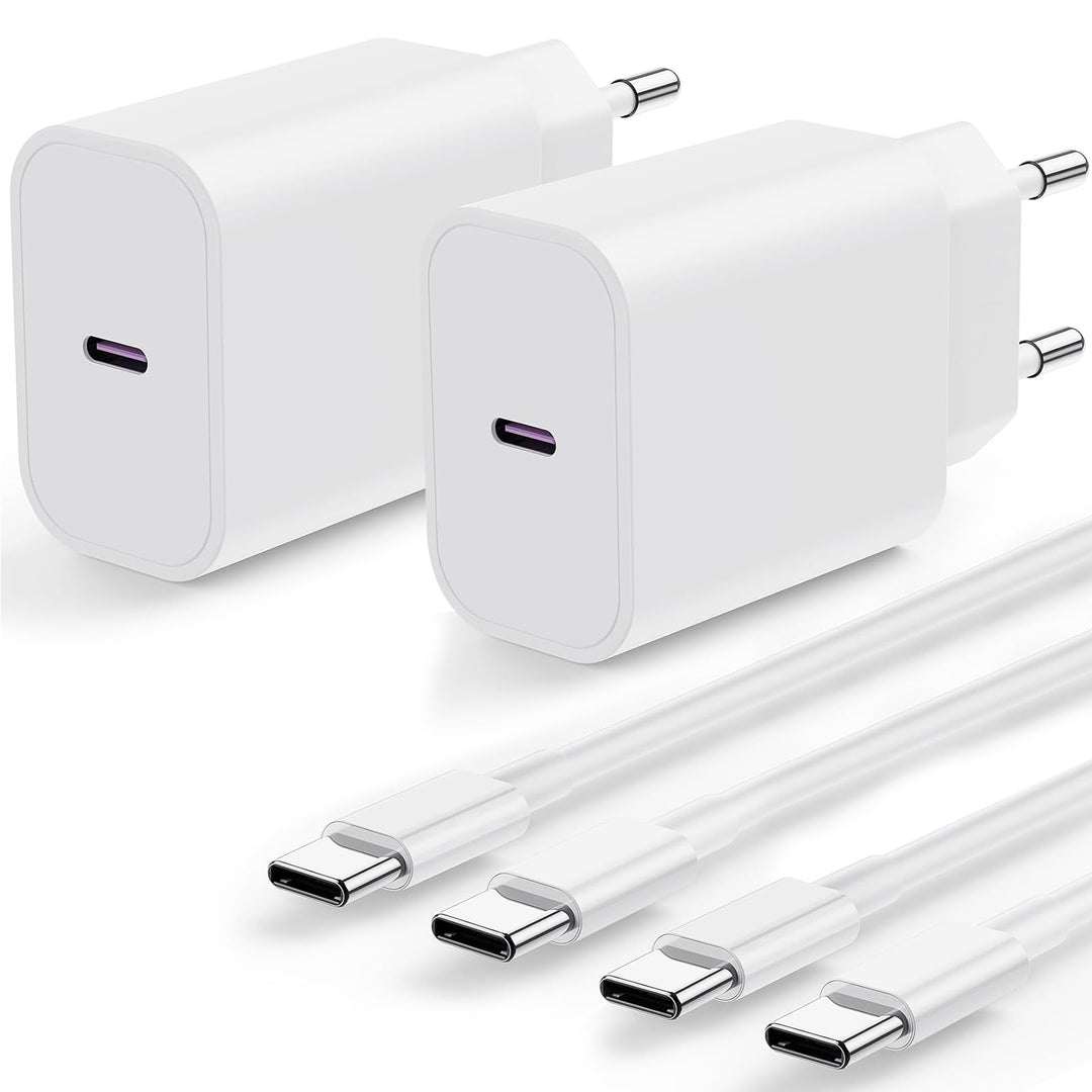 iPhone 17 16 Schnellladegerät, 2Pack 20W USB C Ladegerät für Apple iPhone 17 Pro Max/17 Air/16 Plus/