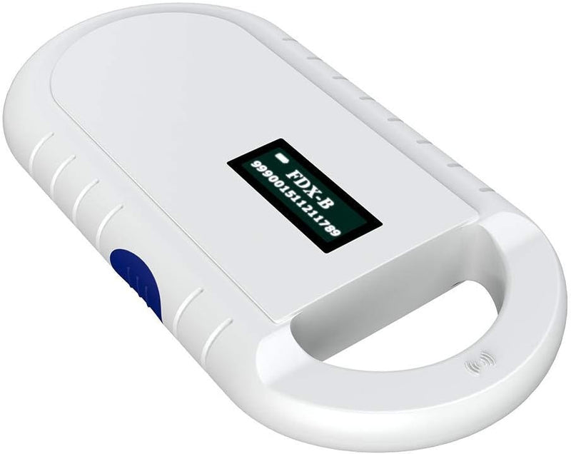 RFID Leser, Tragbarer Tier Chip Leser Haustier Mikrochip Scanner Universaler RFID Leser für ISO 1178