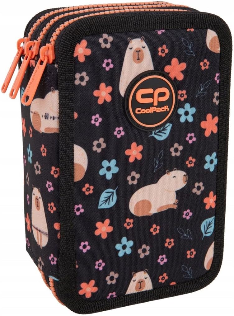 Piórnik trzykomorowy z WYPOSAŻENIEM COOLPACK Capybara