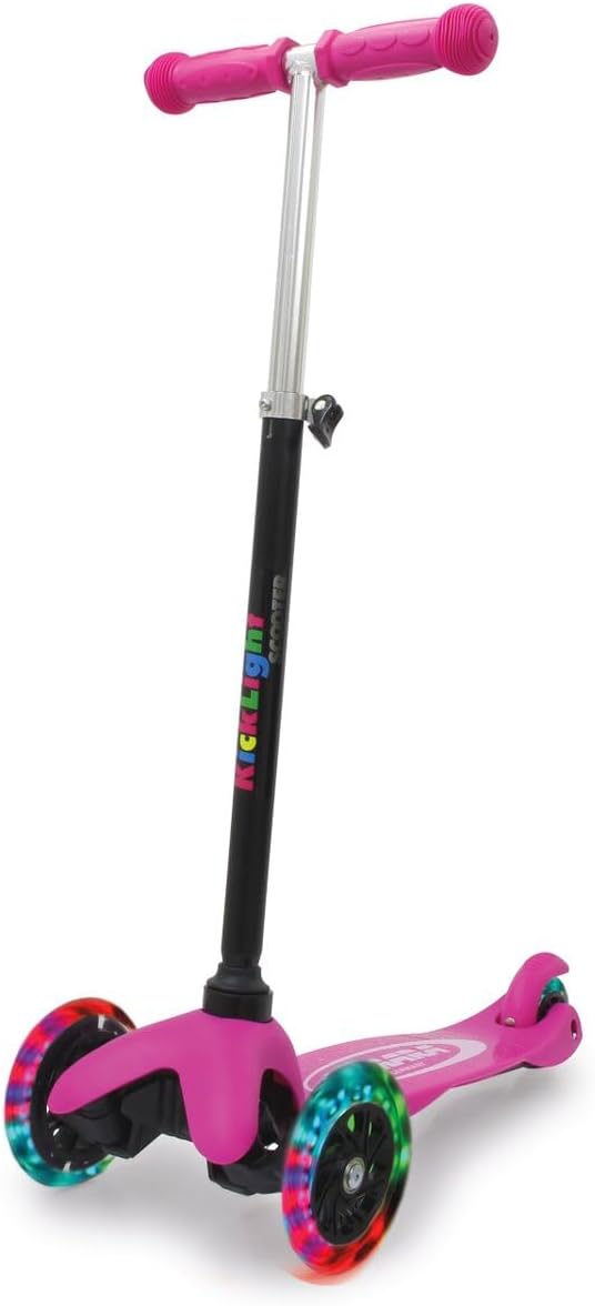 JAMARA 460497 - KickLight Scooter - Lenker höhenverstellbar, bewegliche Lenkstange zur Richtungsände