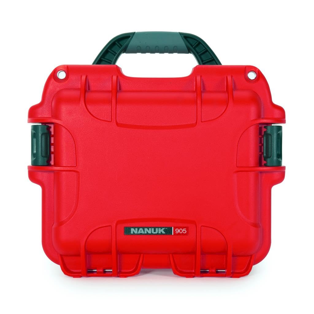Nanuk 905 Wasserdichter Hartschalenkoffer leer - Rot Leer Rot, Leer Rot