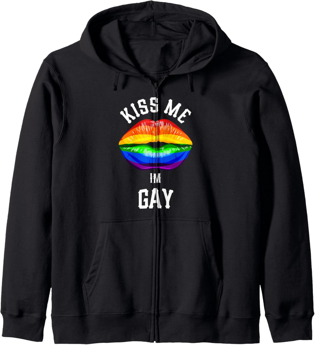 Kiss Me, I'm Gay! Homosexual Pride, LGBT Kapuzenjacke