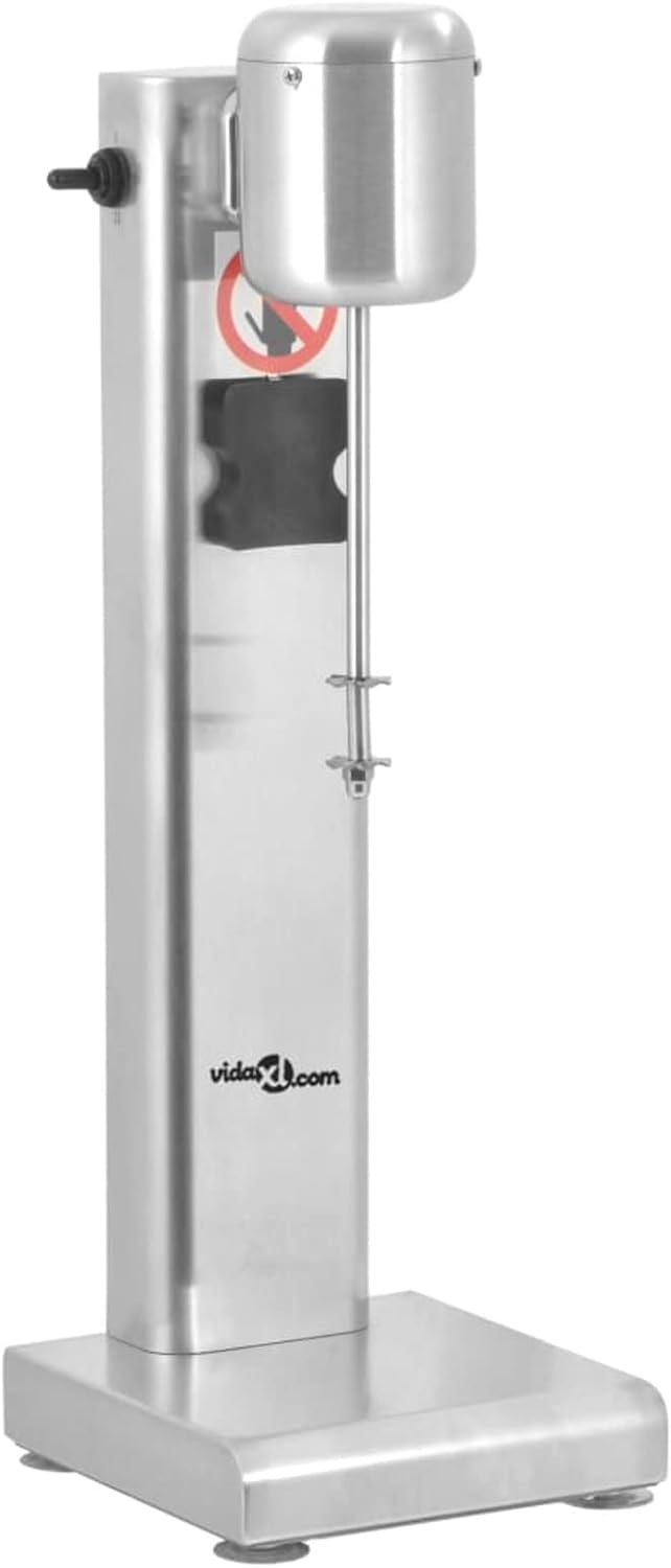 Gecheer Edelstahl Drink-Mixer 1 L 80 W, Getränkemixer, Milkshake Maker, Standmixer mit 2 Geschwindig
