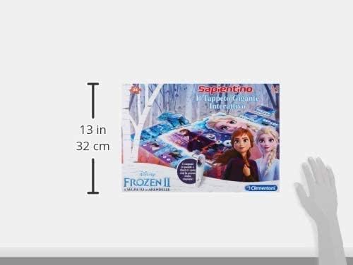 Clementoni 16187 2 Riesenteppich Disney Frozen Elektronisches und interaktives Puzzle, Mehrfarbig Te