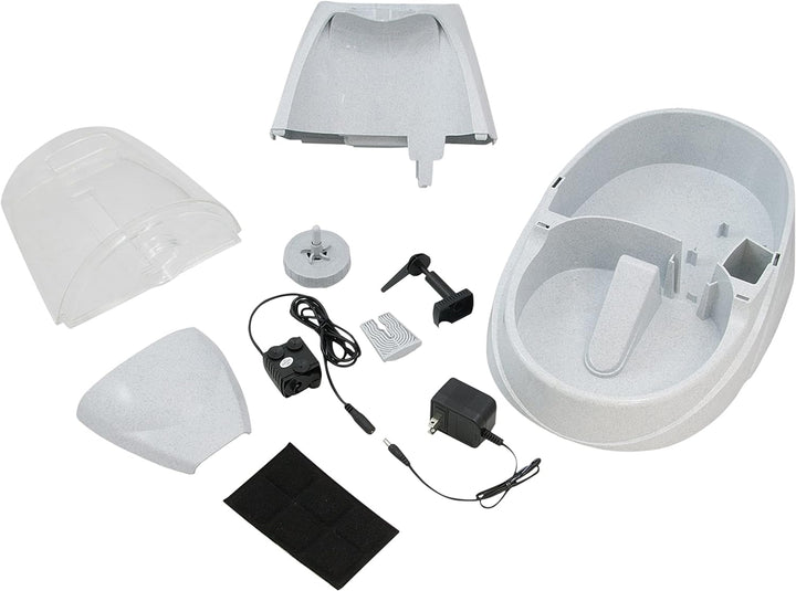PetSafe - Drinkwell Platinum Wasserbrunnen für Hunde und Katzen, 5 l, Wasserspender für Haustiere, e