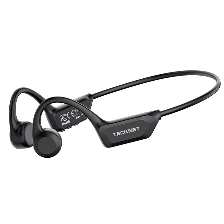 TECKNET Knochenschall Kopfhörer Bluetooth, Bone Conduction Headphones mit Mikrofon, Open Ear Sport K
