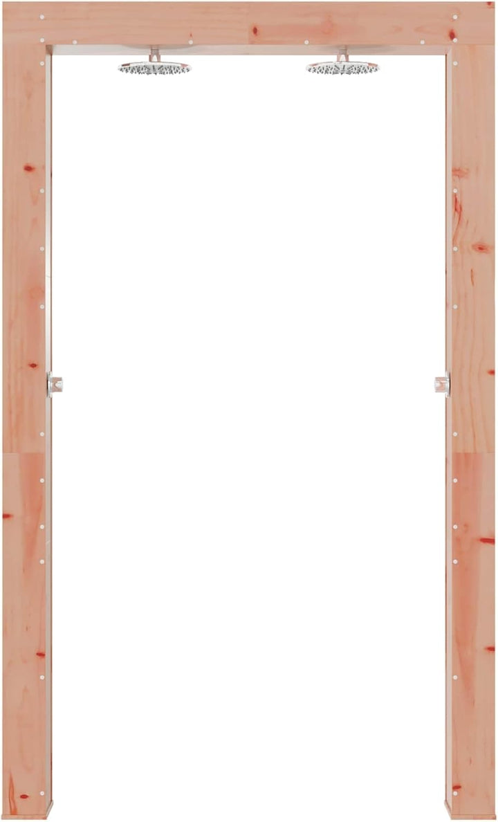 Festnight Gartendusche Holz 137x23x226 cm Aussendusche Outdoor Dusche Garten Aussendusche Pool Outdo