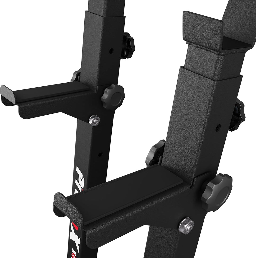 K-Sport: Squat Rack I verstärkte Langhantelablage bis 250 kg belastbar I Hantelablage zum effektiven
