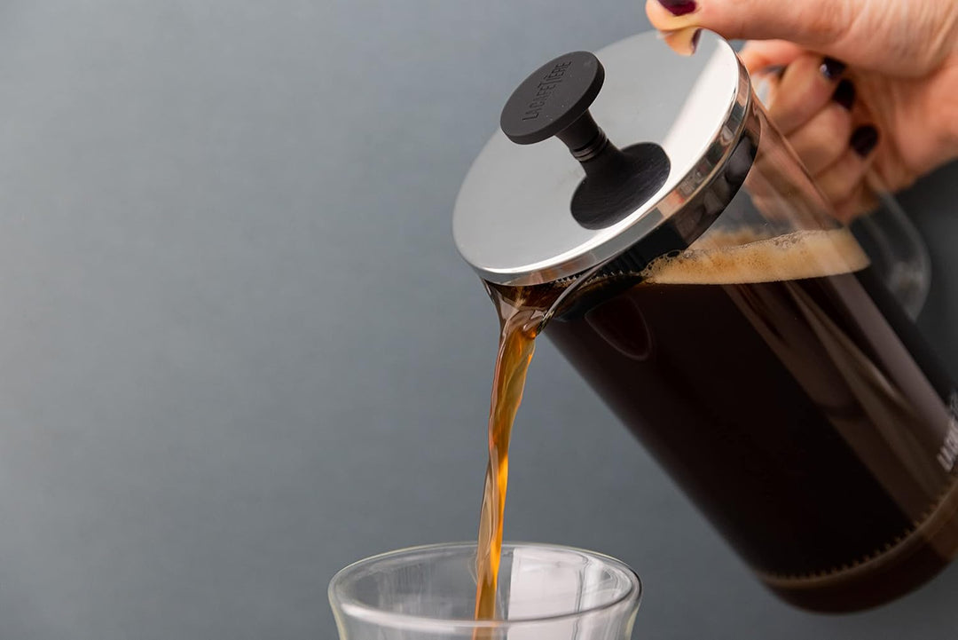 La Cafetière French Press Kaffeebereiter aus Glas, 8 Tassen, Durchsichtig Eight Cup, Eight Cup