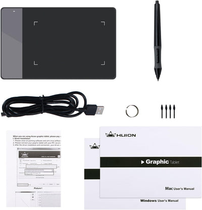 Huion 420 OSU Grafiktablett 4 x 2,23 Zoll Tragbarer Stylus Zeichnung Pen Tablet, grafiktabletts, Dra