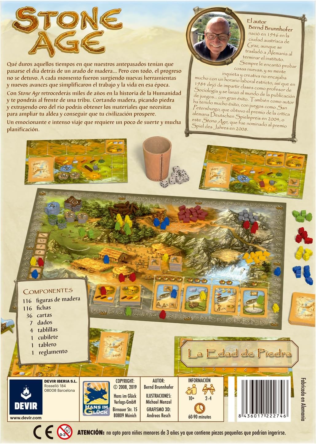 Devir Stone Age, Brettspiel (spanische Version) (222746)