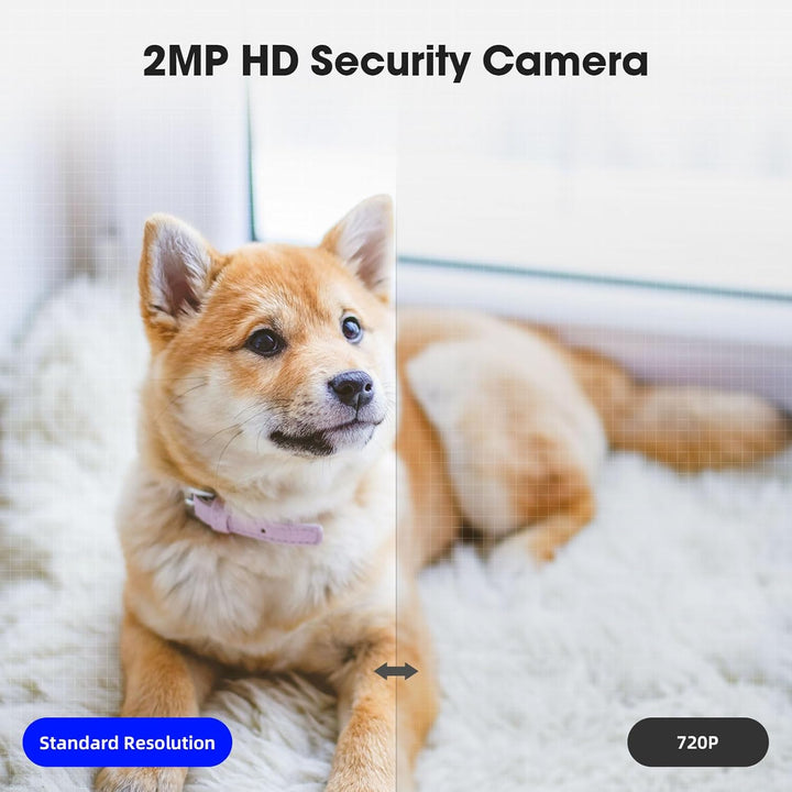 XNY 2MP Tuya Smart Life Sicherheit Kamera, 1080P HD Pan Tilt WLAN Haus Überwachungskamera, Zwei-Wege