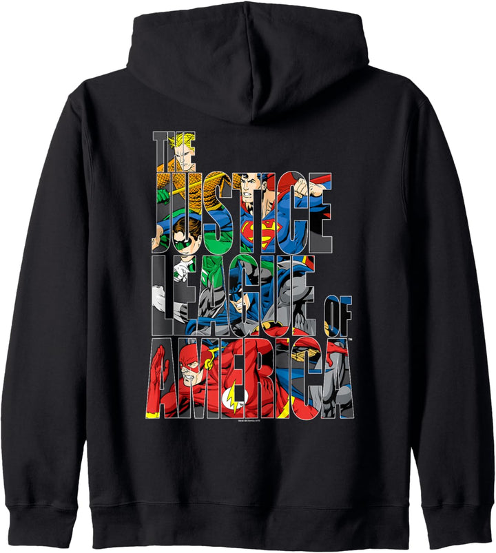 Justice League Lettered League Kapuzenjacke