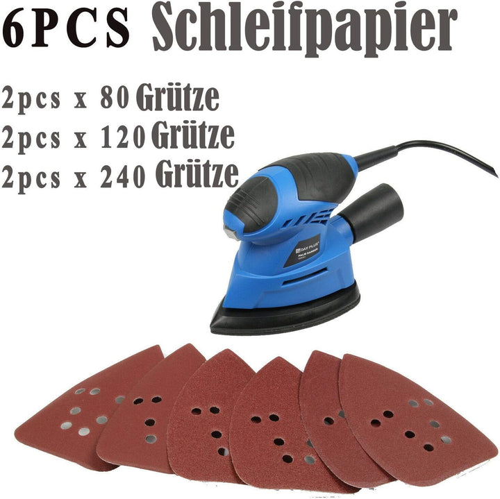 Leistungsstarker elektrischer Detail-Maus-Handhand-Mini-Schleifer mit Detail-Schleifblättern 130W 2M