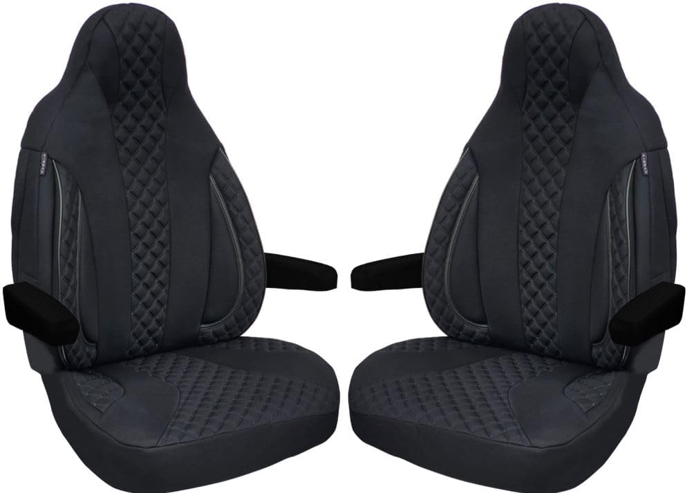 BREMER SITZBEZÜGE Schonbezüge Sitzbezüge kompatibel mit FIAT Ducato Citroen Jumper Peugeot Boxer in